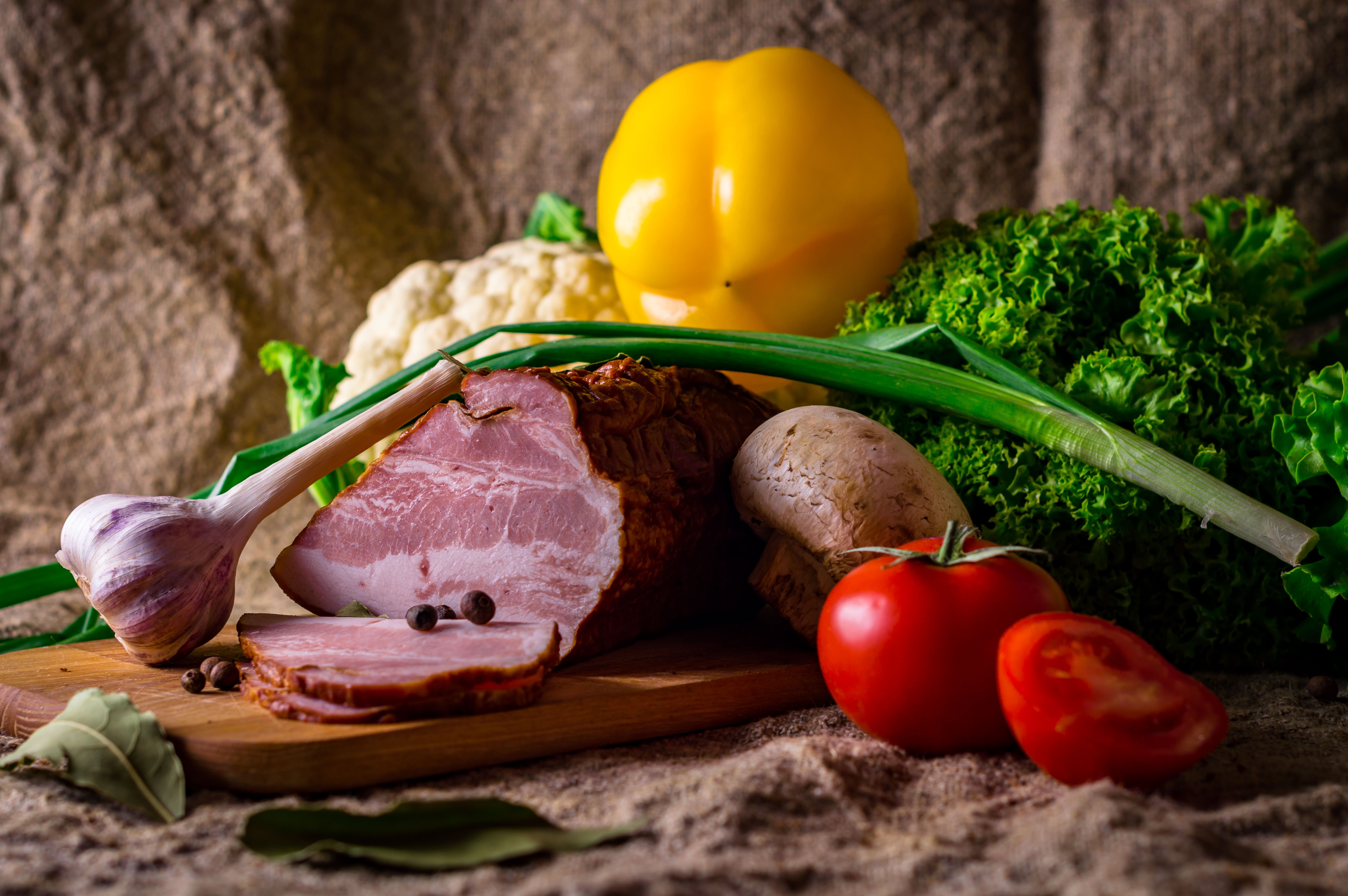 some meat and veggies